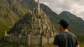 Maquetes gigantes usadas em Senhor dos Anéis Maquetes gigantes usadas em Senhor dos Anéis