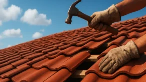Sonhar com telhado sendo consertado: proteção e ajustes