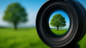 Zoom de câmera cria qual ilusão?