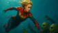 Capitã Marvel Brie Larson Carol Danvers Skrulls oceano queda