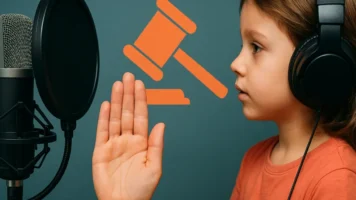 Como dublam crianças sem violar lei?