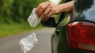 Jogar lixo pela janela do carro é crime ambiental?