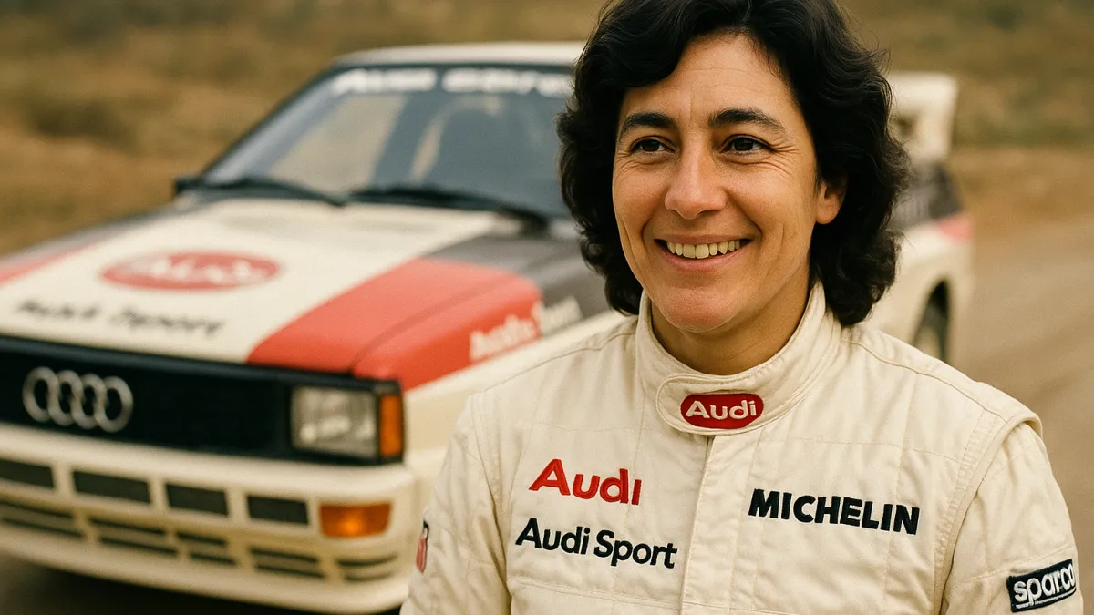 Michele Mouton Rali pioneira mulher automobilismo Audi Quattro