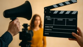 Quem dirige sem usar claquete no set?