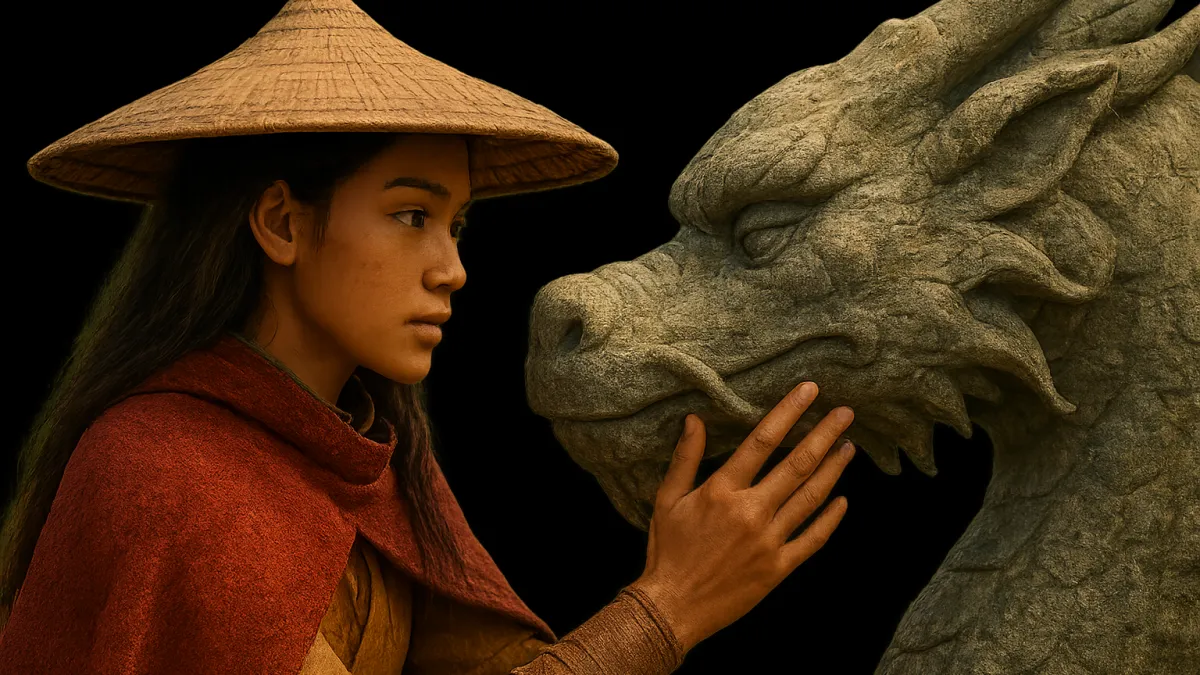 Raya Último Dragão Disney sudeste asiático confiança pedra dragão Raya Último Dragão Disney sudeste asiático confiança pedra dragão