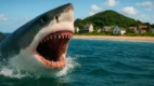 Tubarão de Steven Spielberg ataques ilha terror clássico