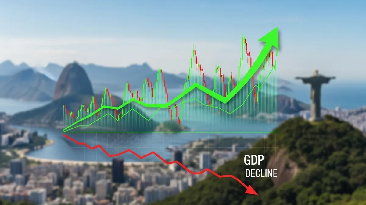 Bolsa sobe mesmo com recuo no PIB do Brasil