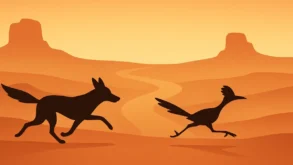 Coiote e Papa-Léguas: A perseguição icônica no deserto da TV