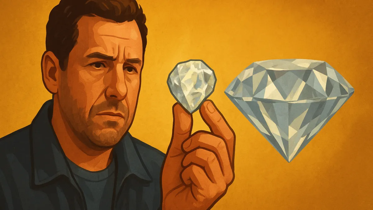 Joias Brutas: Adam Sandler em Aposta Arriscada por Diamantes