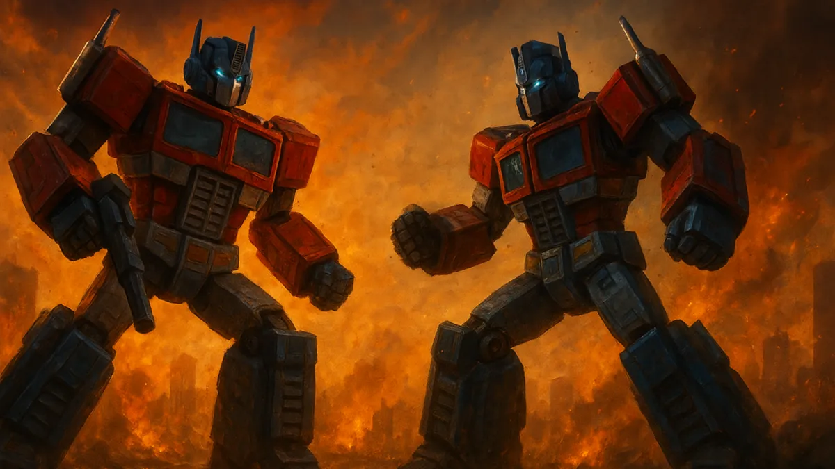 Transformers: Robôs gigantes e a batalha que salvou a Terra!