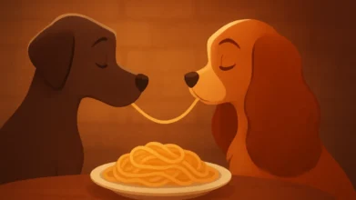 Dama e o Vagabundo: A cena do espaguete que encantou gerações