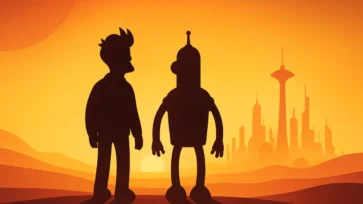Futurama (1999): Fry e Bender: A aventura épica no futuro!