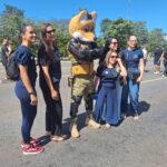 Lobo-Guará da PM Ambiental agita Eixão do Lazer