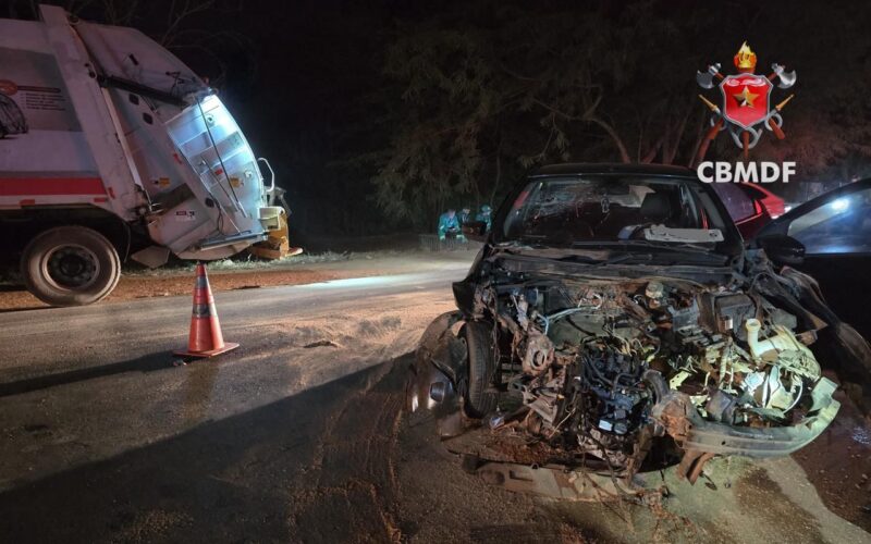 Acidente na Rota do Cavalo deixa ferida em Sobradinho