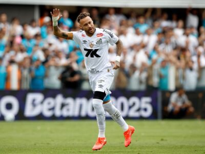 Neymar marca em despedida da Vila, Santos vence e sai do Z4