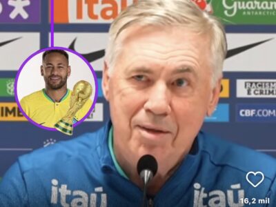 Neymar perde chance com Ancelotti ao evitar gramado sintético