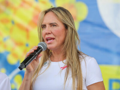 Celina Leão recebe alta e volta à agenda oficial nesta segunda