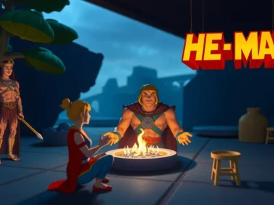 Como a animação de He-Man era produzida nos estúdios da Filmation
