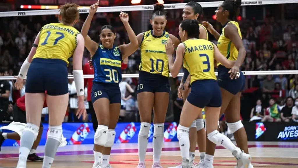 Brasil vence Itália e vai à final da Liga das Nações de Vôlei